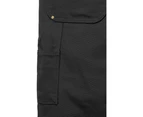 Carhartt Mens Cotton Triple Stitched Durable Bib Overalls - Black