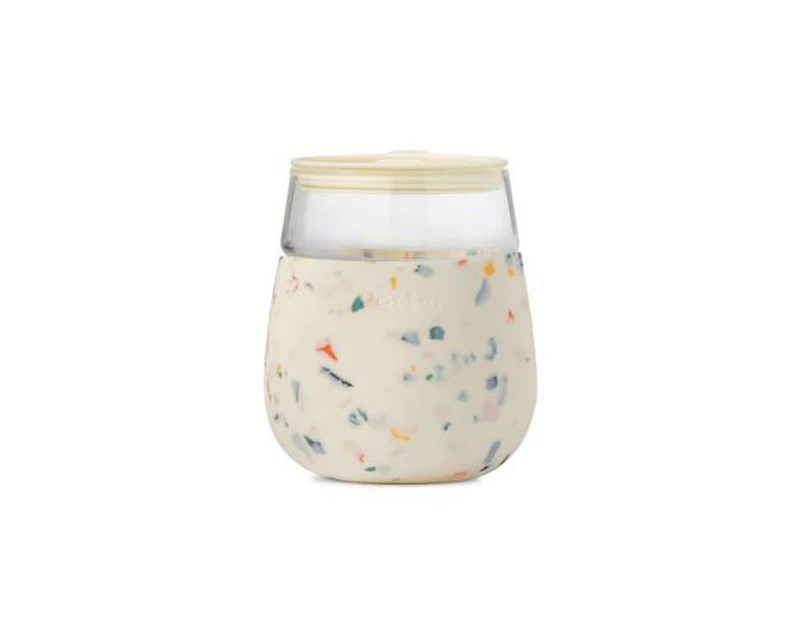 Porter : Glass Tumbler Terazzo 444ml - Cream