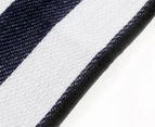 Sherwood 200x150cm Picnic Blanket - Blue & White Stripe