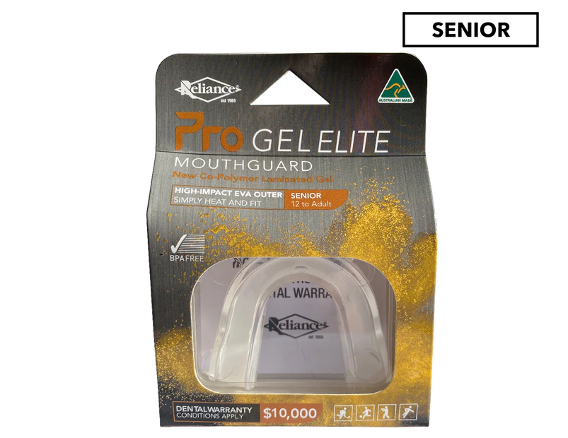 Reliance Pro Gel Elite Senior Mouthguard - Clear