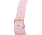 GUESS Women's 36mm Gemini Chronograph Silicone Watch - Pink/Rose Gold