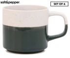 Salt & Pepper 6-Piece 350mL Miki Mug Set - Olive