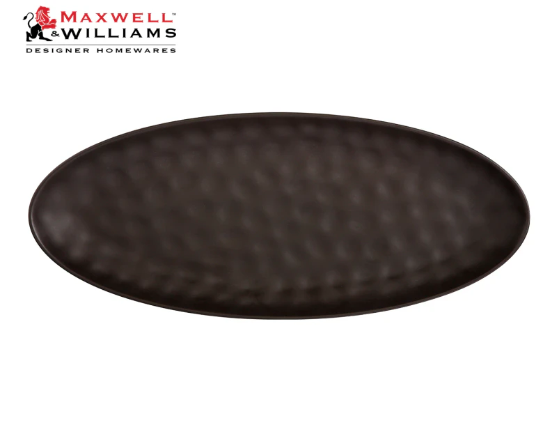 Maxwell & Williams 50cm Gravity Oval Platter - Black