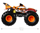 Hot Wheels Monsters Trucks Tiger Shark 1:24 Scale Die-Cast Model