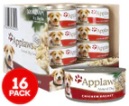 16 x Applaws Dog Food Tin Chicken Breast 156g