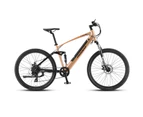 Progear Bikes E-Trail Dual Suspension E-Bike 27.5*18" in Sandstorm