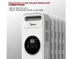 Midea 2300W warm circle Electric Oil Filled Radiator Overheating protection