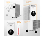 Midea 2300W warm circle Electric Oil Filled Radiator Overheating protection