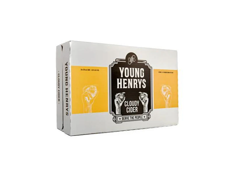 Young Henrys Cloudy Cider 375mL Case of 24