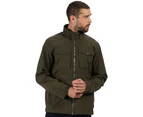 Regatta Mens Haldor Waterproof Breathable Durable Jacket - Dark Khaki