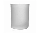 5 Pack - White Frosted Cylinder Shot Glass TeaLight Candle Holder - 6.5cm height - event table decoration