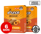 2 x 3pk Bounce Brekkie Bar Apricot Almond 50g