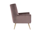 Cooper & Co. Living Emma Accent Chair Dusty Rose