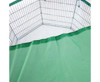 Paw Mate Net Cover for Pet Playpen 24in Dog Exercise Enclosure Fence Cage - Green