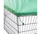 Paw Mate Net Cover for Pet Playpen 36in Dog Exercise Enclosure Fence Cage - Green