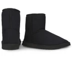 Jessica Simpson Women's Slipper Ugg Boots - Black