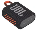 JBL GO 3 Mini Bluetooth Speaker - Black/Orange
