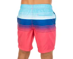 Nautica Stripe Block Swim Shorts PINK