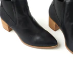 Walnut Melbourne Women's Kelly Boots - Black