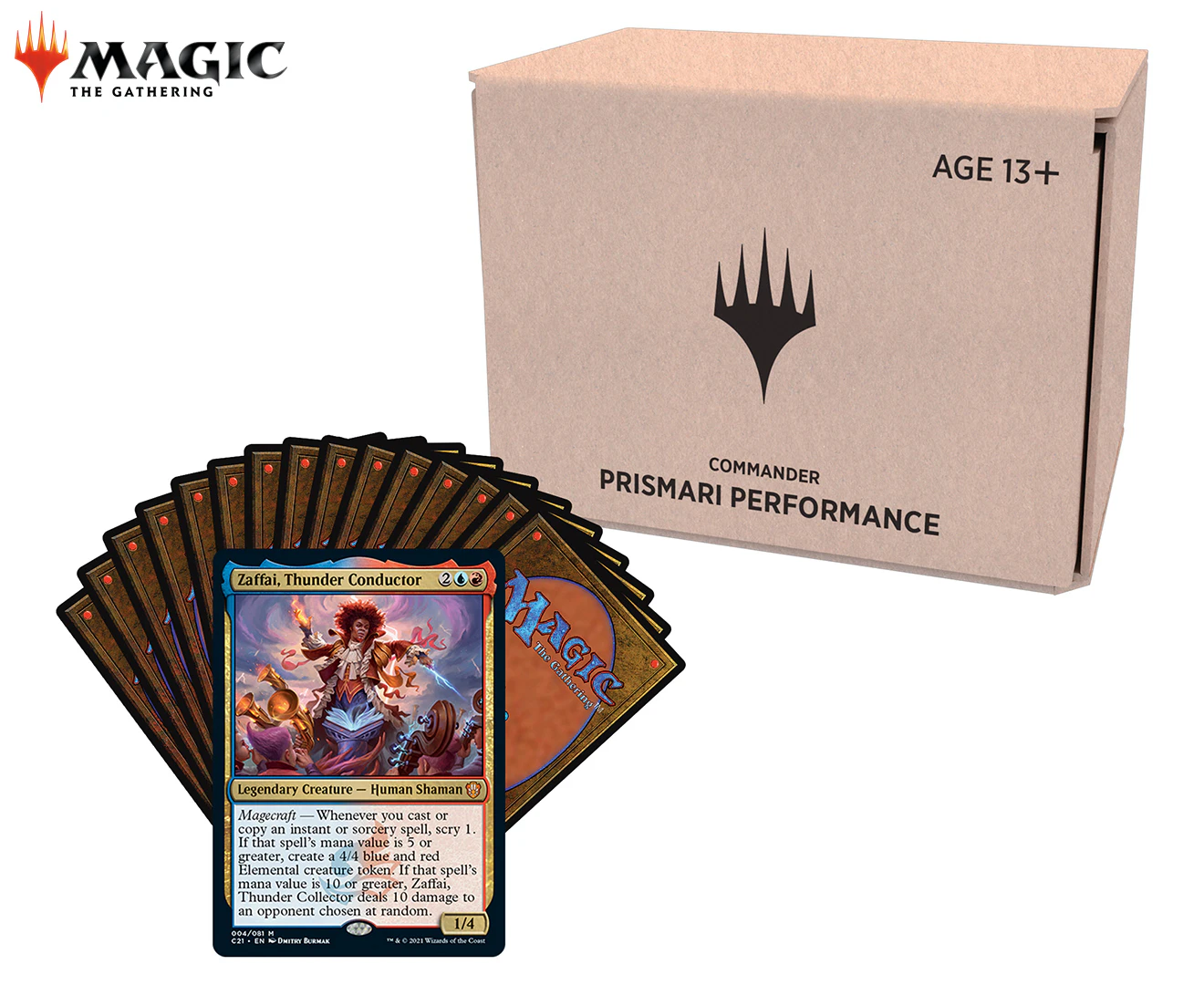 Magic: The Gathering Strixhaven Prismari Performance Commander Deck School of Mages - Bundle Pack