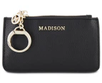 Madison Vivienne Clip On Bifold Coin Purse - Black
