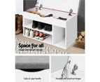 Shoe Cabinet Bench Shoes Organiser Storage Rack Shelf White Cupboard Box