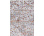 Isaiah Geometric Rust Rug