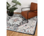 Equity Mchenry Traditional Dark Grey Rug