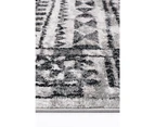 Wind Tribal Charcoal Rug