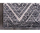 Alayah Diamond Anthracite Rug 160x230 cm