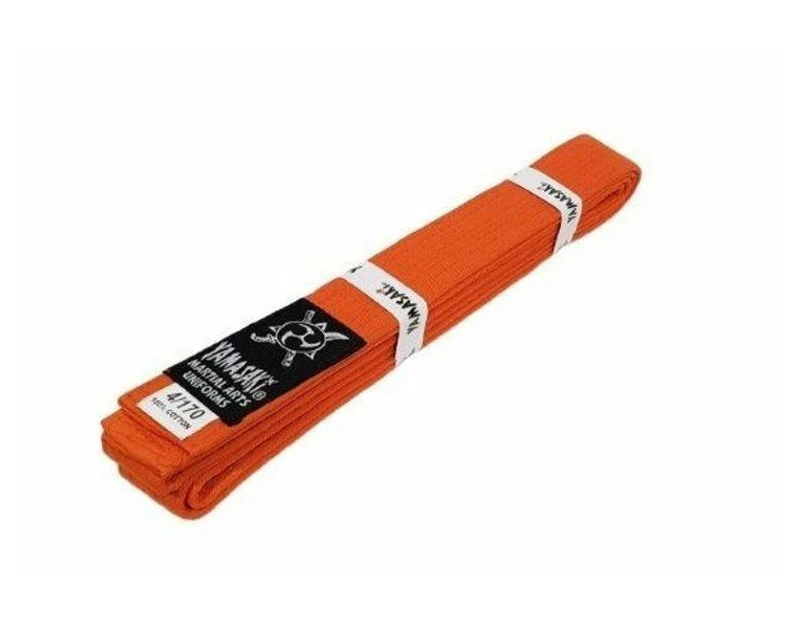 Yamasaki Deluxe Coloured Martial Arts Belts - Orange