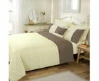 Big Bedding Australia Beige & Cream Quilt Cover Set