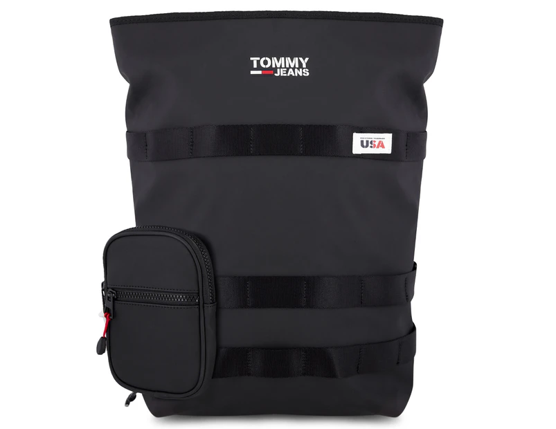 Tommy Hilfiger TJM Casual Utility Backpack - Black