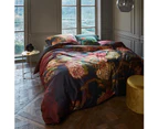 Bedding House Van Gogh Gladioli Double Bed Quilt Cover Set - Red/Multi