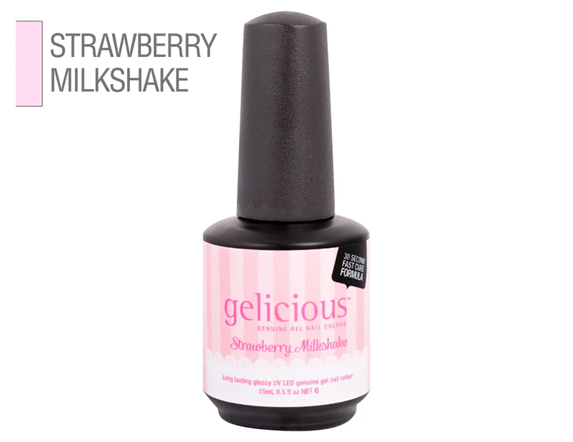Gelicious UV LED Gel Nail Polish 15mL - Strawberry Milkshake
