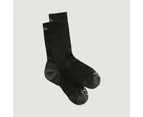 Kathmandu MerinoLINK Wool Soft Travel Light Men Women Socks - Cushioning  Unisex  Hiking Socks - Black