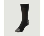 Kathmandu MerinoLINK Wool Soft Travel Light Men Women Socks - Cushioning  Unisex  Hiking Socks - Black