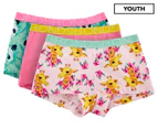 Bonds Youth Girls' Shortie 3-Pack - Pink/Green