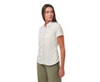 Craghoppers Womens NosiLife Vanna Short Sleeved Shirt (Seasalt Print) - CG1307