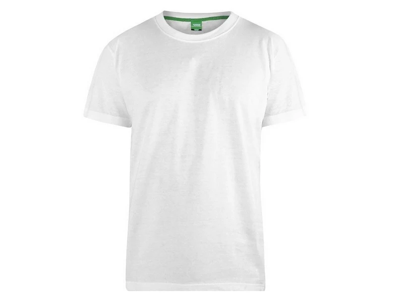 Duke Mens Flyers-1 Crew Neck T-Shirt (White) - DC164