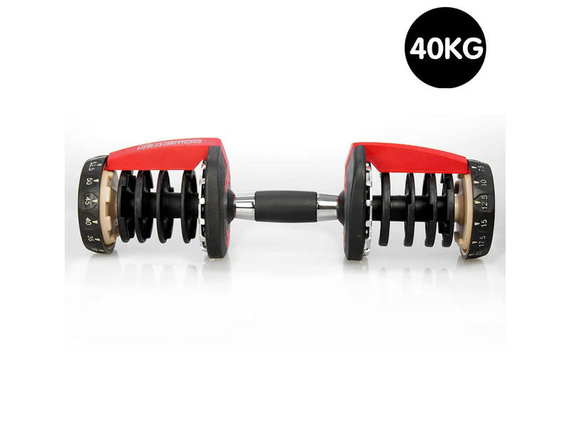 1x Powertrain Adjustable Home Gym Handle for 40kg Dumbbell only