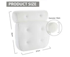 NOVBJECT Spa 3D Mesh Bath Pillow Neck Back Support Bathtub Tub Cushions Suction Cups