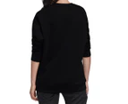 Adidas Originals Women's Trefoil Crew Sweatshirt - Black/White