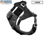 Kurgo Large Journey Air Harness - Black/Grey