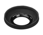 Rubber Lens Hood 52mm WA Glanz - Wide Angle - Black