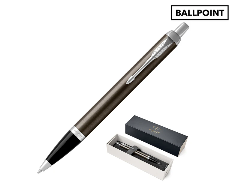 Parker IM Ballpoint Pen - Dark Espresso/Chrome Trim