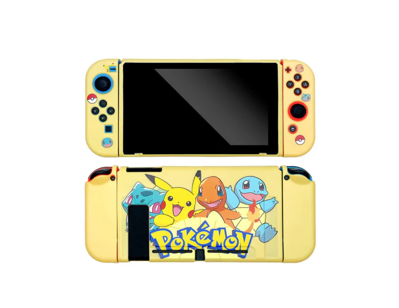 Ymall Soft Pokemon TPU Switch Case Console NS Joycon Handheld Controller Separable Protector Cover for nintendo switch - H09