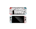 Ymall Black Kaws Switch Skin Protective Film Sticker For Nintendo Switch T10
