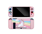 Ymall Soft Unicorn-Pink TPU Switch Case Console NS Joycon Handheld Controller Separable Protector Cover for nintendo switch - H07