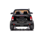 New 2021 Licensed Painted Metallic Black Toyota Hilux Ride On Cars